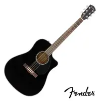 在飛比找Yahoo奇摩購物中心優惠-Fender CD-60SCE ST BLK 木吉他