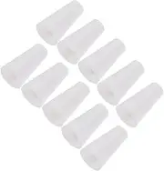 HOMSFOU 15pcs Blinds Pendant Curtain Accessories Window Blind Cord Knobs Blind Window Parts Blind Ball Pulls Blind Hanging Ball Pulls Window Shades Wood Cord Tassels White Delicate Plastic
