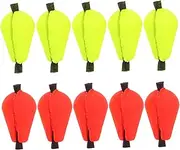 VICASKY Shape Fishing Floats High Buoyancy 20pcs Floating Indicators for Fast Stream Fishing Tackle