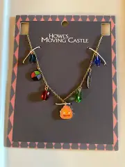 Studio Ghibli Howl's Moving Castle Calcifer Charm Chain Anime Necklace