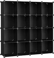 SONGMICS Cube Storage ULPC44L/44BK 48.4''W x 12.2''L x 48.4''H Black