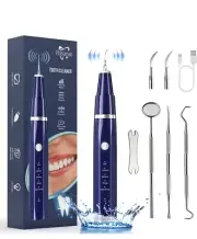 Electric Ultrasonic Dental Calculus Tooth Cleaner LED Scaler Plaque Remover