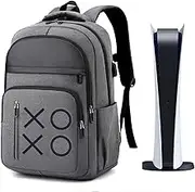 Gaming Console Backpack for PS5 Backpack Travel Carrying Case for Controllers and Gaming Accessories
