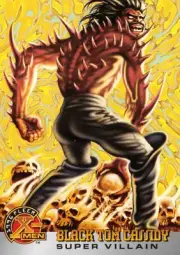 BLACK TOM CASSIDY / 1996 Fleer X-Men Walmart BASE Trading Card #60