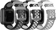 [T Tersely] Sport Band Strap for Fitbit Versa 2/ Versa/Versa Lite, Breathable Soft TPU Silicone Ventilate Replacement Bands Fitness Sports Bracelet Strap for Fitbit Versa 2/1/ Lite Tracker