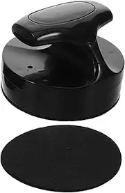 1 Set Air Hockey Pusher Replacement Kit with Self Adhesive Lint Pads for Smooth Gameplay Fit for Standard Air Hockey Pushers Easy to Replace Lint Patches