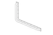 New Bradley Security Sa72bp Toilet Grab Rail 90 Degree - Silver Lh 950Mm W X