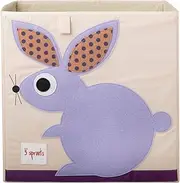 3 Sprouts Rabbit Storage Box, Purple