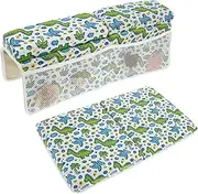 Baby Bath Kneeler and Elbow Rest Pad Set Nonslip Baby Bathtub Kneeling Pad Waterproof Bathtub Elbow Support Pad with 4 Side Pockets Painless Baby Bathtub Kneeler Mat Comfortable for Baby Bath