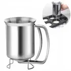 Pancake Making Tool Stainless Steel Dispenser with Quick Filling Valve
