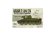 Academy 13505 1/35 Ussr T34/76 No.183 Factory Production Plastic Model Kit
