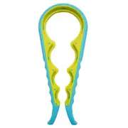Cap Rubber Jar Opener Lids Arthritis Bottle Multi Purpose Twister Can - 4 in 1 Blue and Yellow