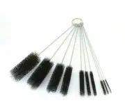 Lab Brush Set of 10 for pipe cleaner test tube glassware bottle tubing Fluva E