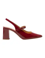 [Sandler] Kelly Heeled Shoes in Cherry Patent