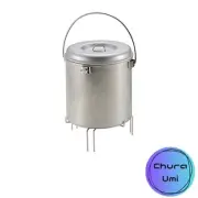 Captain Stag UG-3251 Fire-Extinguishing Pot for Barbecues Made in Japan L