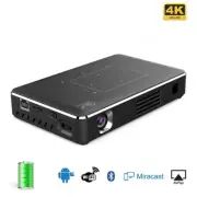P10 Mini Projector 4k 3D Android 9.0 Smart Portable Beamer Home Theater Airpay