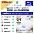 AllerEase Mattress Protector | Bedbug Waterproof Topper | King Size, 78in x 80in