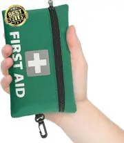 Mini First Aid Kit, 92 Pcs w/ Emergency Blanket&Scissors,Travel,Home,Outdoor Use