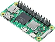 Pi Zero 2 WH - Pre Soldered Header, Quad-Core 1GHz CPU, 512MB RAM, Wi-Fi & Bluetooth, Mini HDMI, Micro USB, 40 GPIO, CSI Camera Port, 2023 Edition