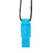 1Ps Baby Silicone Teether Kids Chew Necklace Sensory Chewy Pendant Oral Motor To