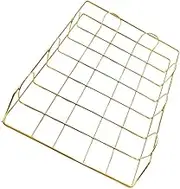 TEHAUX Desktop Organizer Wire Paper Tray Stylish Document Holder for Efficient Desk Space Management Multi Functional Art File Frame for Office Supplies and Magazines Elegant Design for