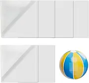 6 PCS Pool Patch Repair Kit,Waterproof TPU Puncture Repair Kit,Inflatable Patch Repair Kit Self-Adhesive,Air Mattress Repair Patch Kit,Vinyl Repair Patch for Inflatable Pool,Swimming Ring,Bounce House