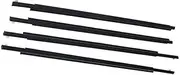 QASULER Car Door Edge Protector 4PCS Car Outer Windows Rubber Weatherstrip Waterproof Pressure Strip Sealing Strip, for Toyota, for Prius NHW20 2003-2009 Car Roof Weatherstrip Seal