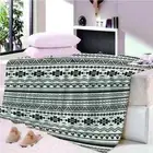 Rich Restriction Light Sky 3D Warm Plush Fleece Blanket Picnic Sofa Couch