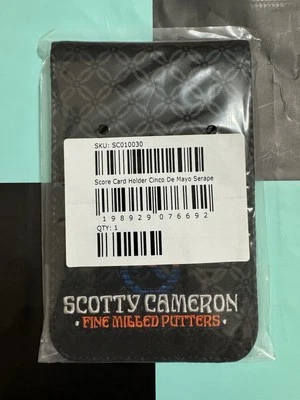 scotty cameron gallery scorecard holder cinco de mayo serape