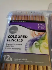 Daler-Rowney simply colored colouring pencils 12 assorted