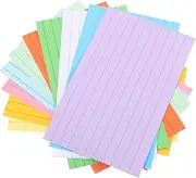 HOODANCOS 500pcs Index Cards Smooth Writing Portable Memo Cards Multi Use Record Notepad for Study Learning and Daily Tasks Lightweight and Economic for Note Taking