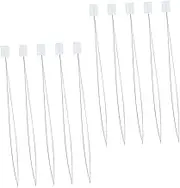 LIFKOME 10Pcs DIY Beading Needles with Eyes Threaders for Insertion Sewing Accessories for Crafting and Jewelry Making