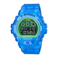 在飛比找Yahoo奇摩購物中心優惠-CASIO 卡西歐 G-SHOCK 半透明果凍感電子錶-藍_