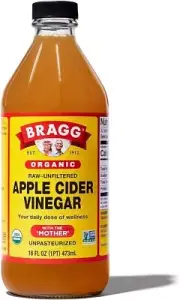 BRAGG -Apple Cider Vinegar RAW-UNFILTERED W/The 'Mother' (16Fl Oz)