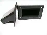 (2) Two Black Plastic Pocket Handles - for DJ speaker box, cabinet...