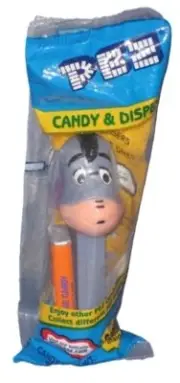 PEZ EEYORE WINNIE THE POOH UNLINED NOSE FACTORY PACKAGED