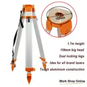 Aluminium Tripod Dual Lock for Laser level Dumpy Level Theodolites Big Flat Head
