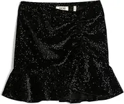 [Koton] Girls's Mini Glitter Ruffle Shirred Elastic Waistband Skirt