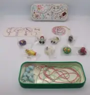 Muffy VanderBear "TRINKETS & CHARMS" Springtime Jewelry Kit Tin Box 1995 (New)a