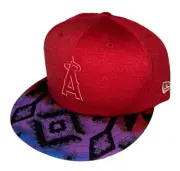 7 1/2 Los Angeles Angels Native Geometric Brim 59FIFTY New Era Fitted RAPTORS