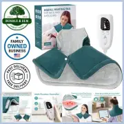 Weighted Heating Pad for Neck Shoulders Micro Beads Fast Heat Auto Off Pain R...