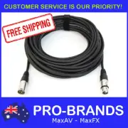 20M 120 Ohm 3 Pin DMX Lighting Interconnecting XLR Patch Cable Lead Cord Wire