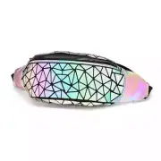 Fashion Male Luminous Geometry Lightweight Waist Pack Women Chest pack