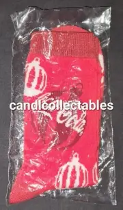 RARE COLLECTABLE PAIR OF COCA COLA COKE XMAS 2023 SOCKS BRAND NEW IN PACKAGING