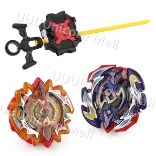 N超王新品 爆裂陀螺Beyblade超Z無雙 B126日月雙神戰鬥陀螺 左右回旋陀螺發射器B-126陀螺套裝DIY玩具