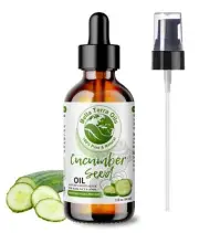 Pure Cucumber Seed Oil - 2oz | Premium Cold-Pressed Oil for Skin & Hair Rejuvena