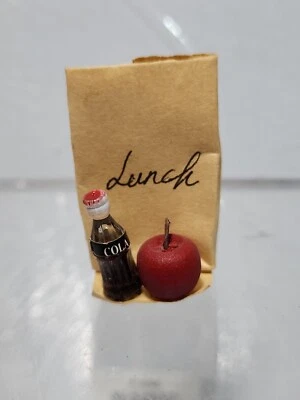 Vintage Coca-Cola Miniature Mini Coke Cola Bottle Lunch Advertising Dollhouse
