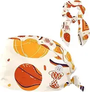[YTYVAGT] Scrub Caps Women,Scrub Hats Suitable for Women,Cartoon Basketball Theme