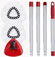 Mop Base Replacement for Viledas - Spin Cover Plastics Case Red