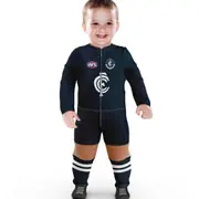 AFL Footy Suit Body Suit - Carlton Blues - Baby Toddler Infant